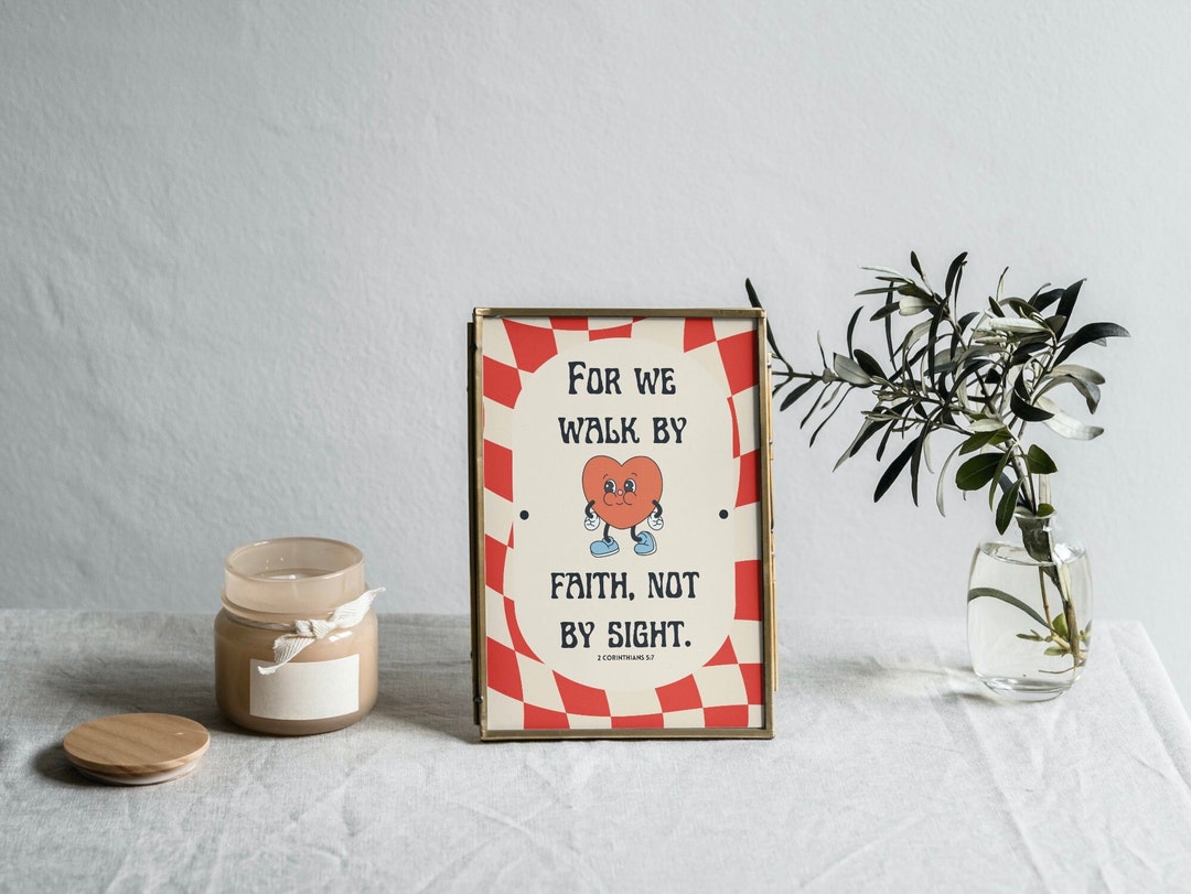 Retro Bible Verse Posters - Etsy