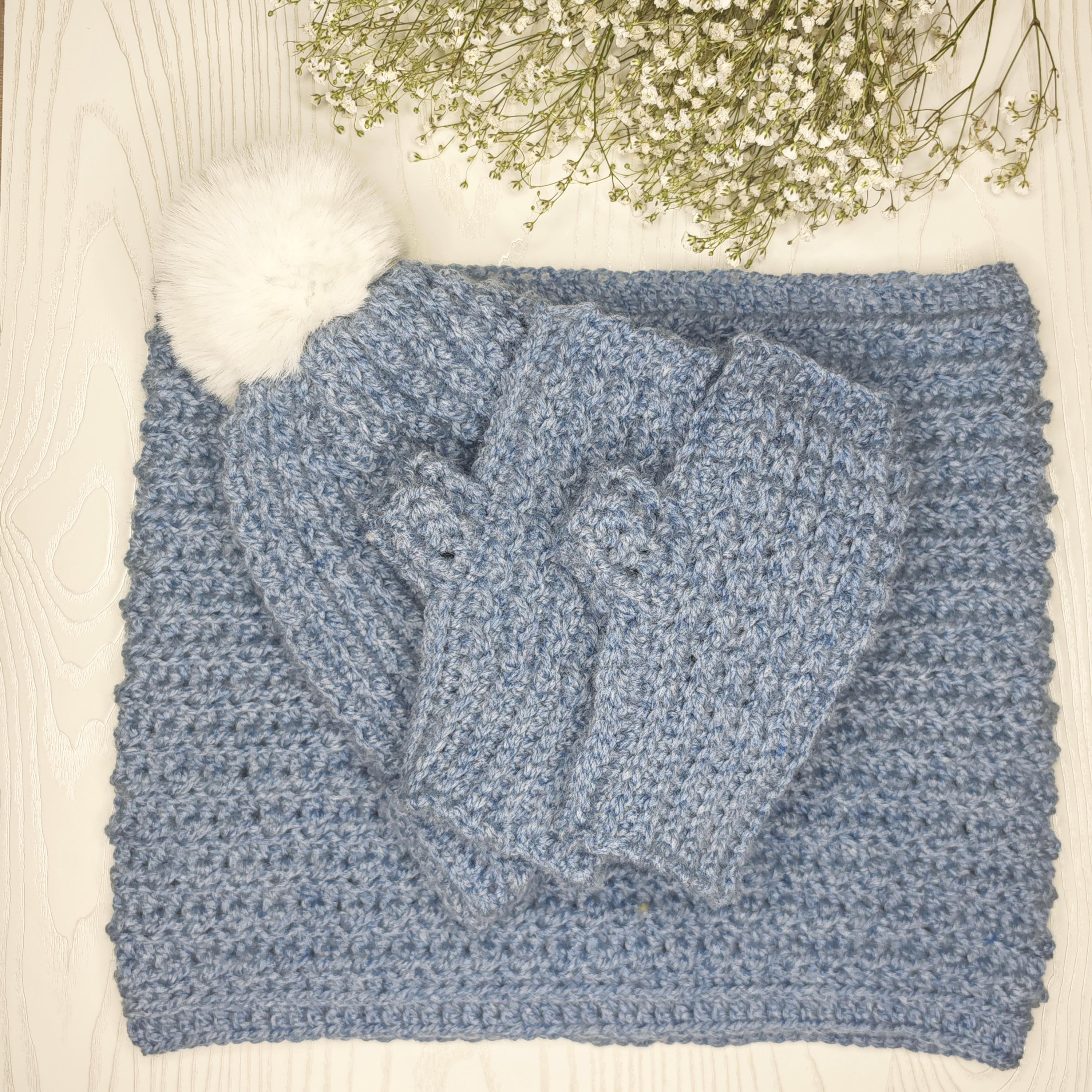Crochet Pattern Bundle: Hat, Scarf & Hand Warmer Set (PDF Download) - Etsy