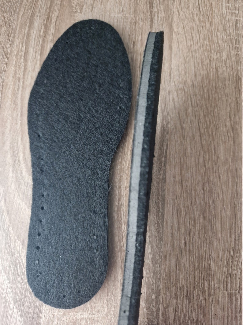 indoor sole with hole,UK 4-5, EU 37-38 ready to crochet/Knit, anti slippery, for indoor slippers or shoes, DIY slippers, image 1