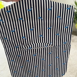 Peg bag with hanger | 100% cotton | Handmade in Uk | Washable | Laundry | Wash Days | Laundry | Spring cleaning Handmade in UK|Fully lined dolphin