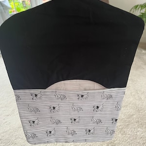 Peg bag with hanger | 100% cotton | Handmade in Uk | Washable | Laundry | Wash Days | Laundry | Spring cleaning Handmade in UK|Fully lined dalmations