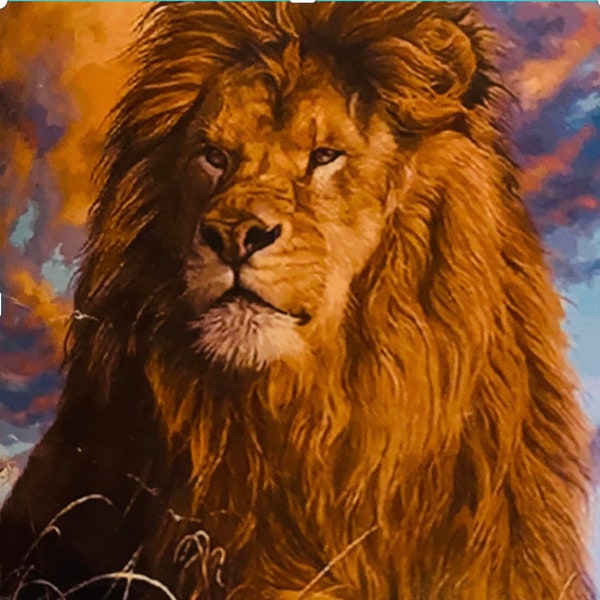 Lion King Paint by Number - Etsy