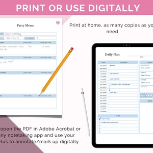 Ultimate Home Management Binder – Printable Household Planner (PDF) - Etsy