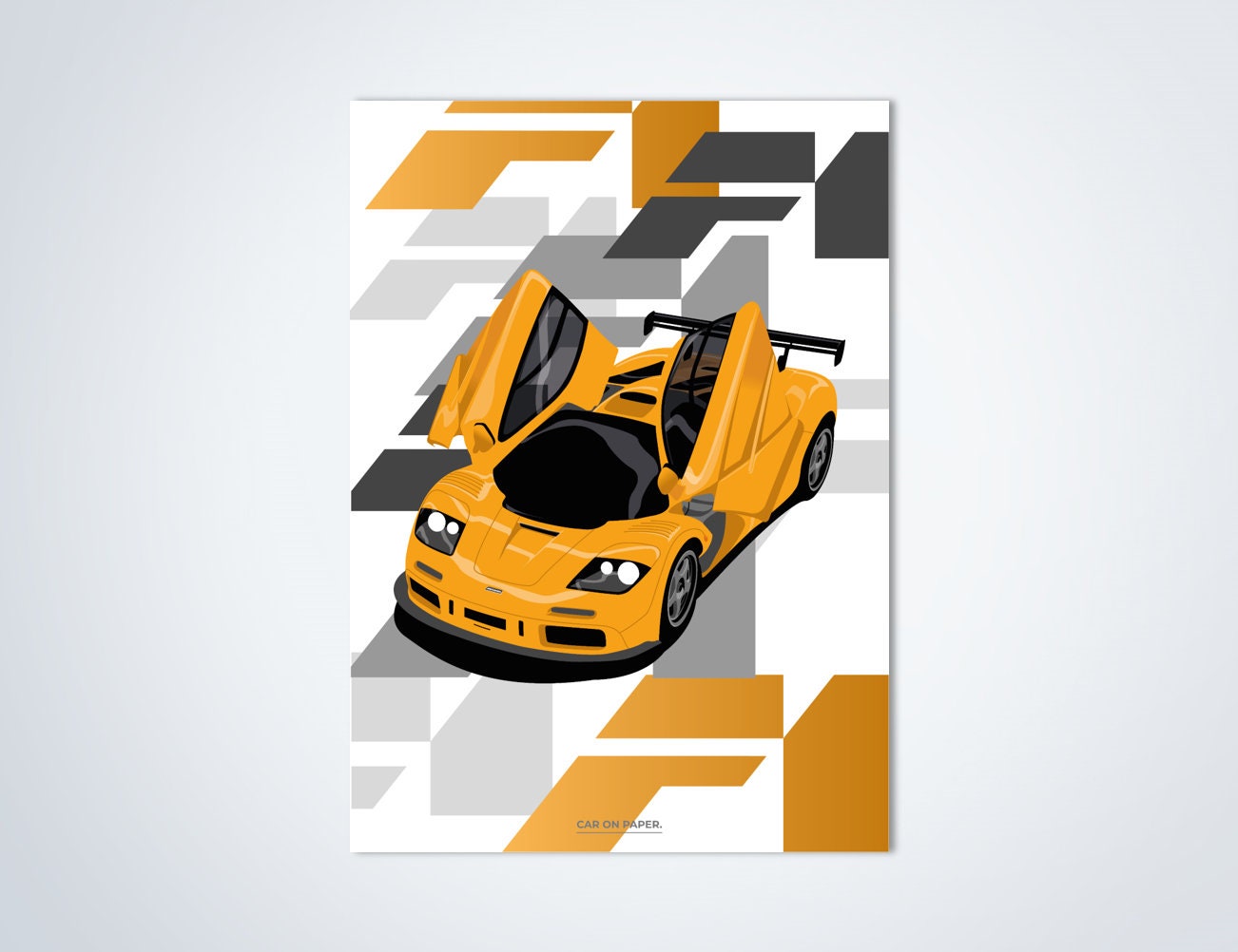 50 X70cm F1 Print - Etsy