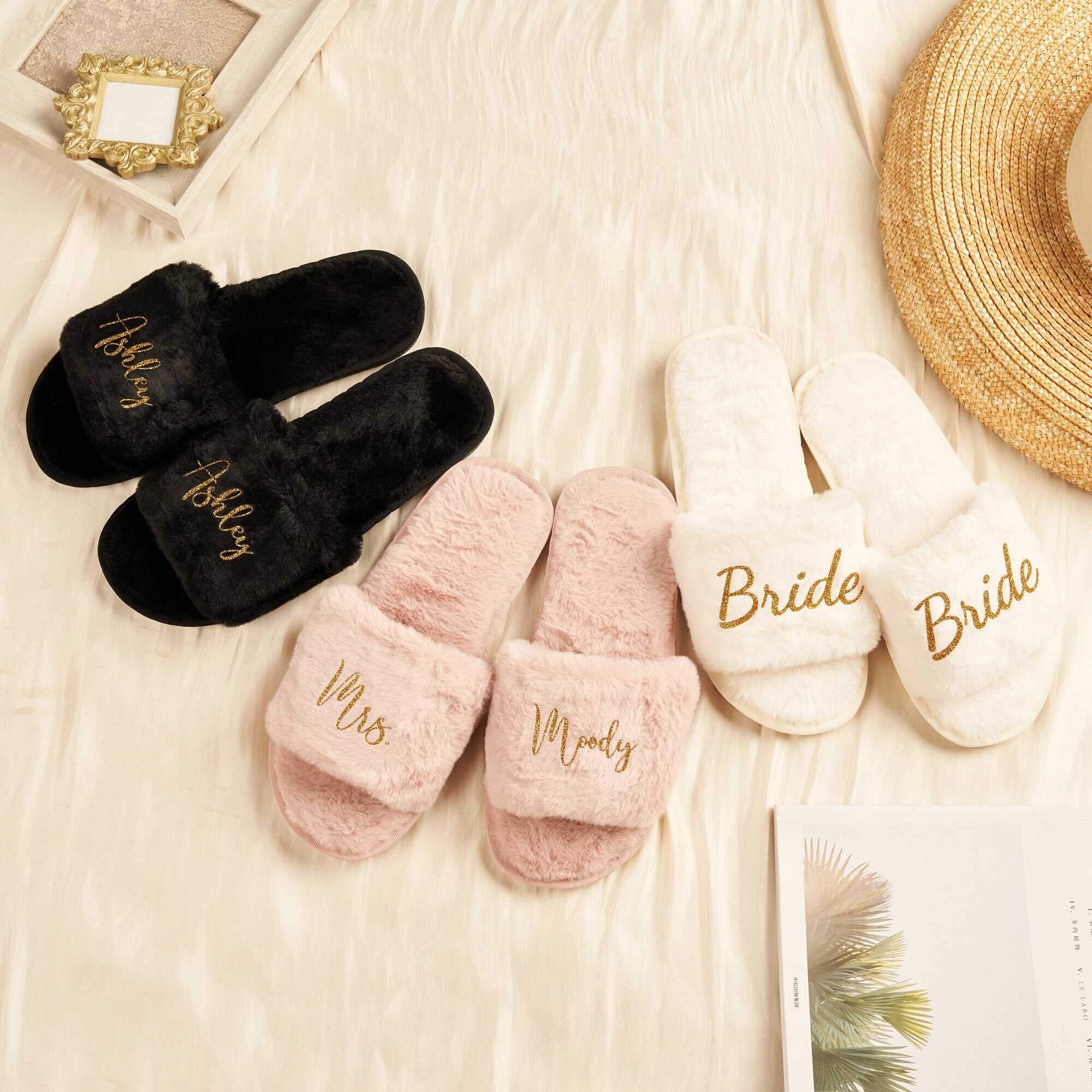 Customized bedroom slippers sale
