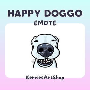 Greyhound Emote | White Greyhound Smiling Emote | Funny Dog Meme Emote