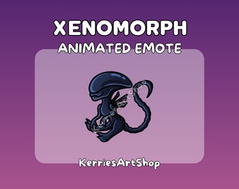 Alien Emotes | DBD Emotes | Dead by Daylight Twitch Emotes | Horror Emotes | dbd Emote Pack | Xeno Emotes | Cute Cat Emote | Monster Emote