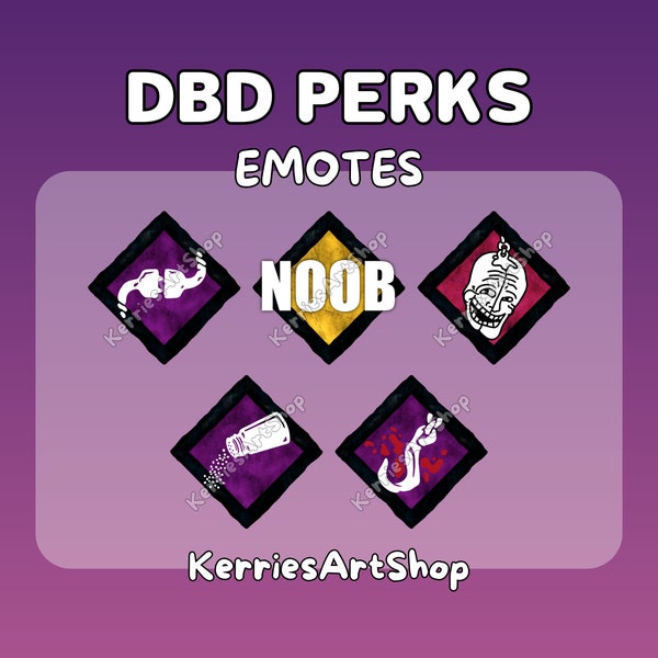 DBD Emotes | Dead by Daylight Twitch Emotes | Funny Emotes | dbd dc Emote | Disconnect Emote | Troll Emote | Noob Emote | Salty Emote