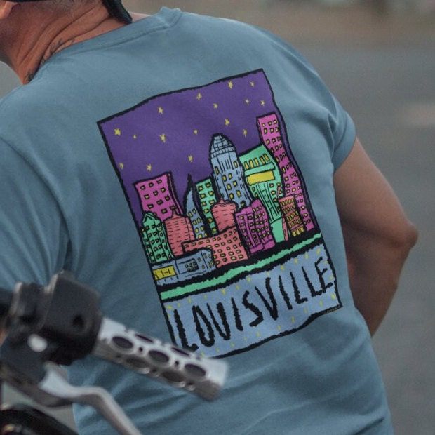 Small Town Louisville Christmas Vintage T-Shirt – Trendznmore