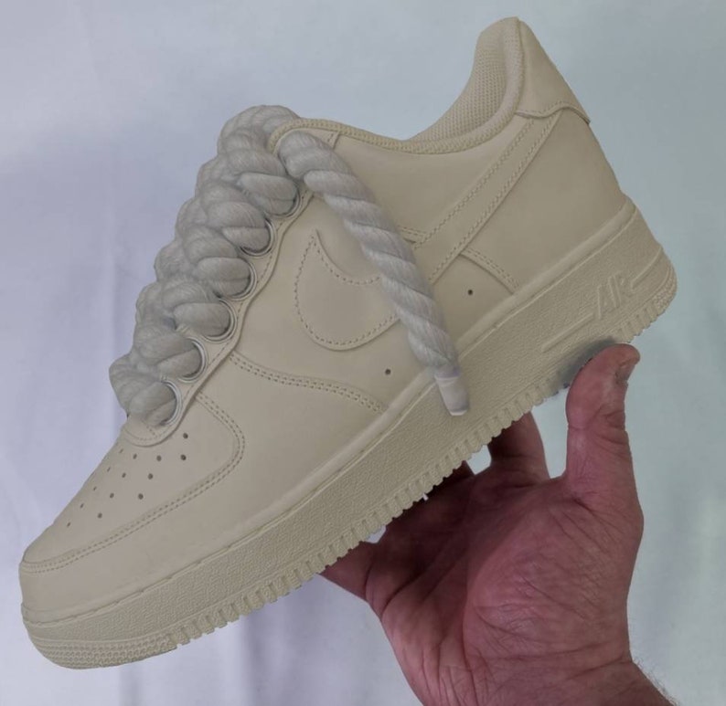 Chunky Rope Lace teint en option Air Force 1 Custom Cadeau - Etsy France