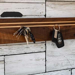 Holz Schlüssel halter Wand Schlüssel Aufbewahrung organisator schwache  magnetische Rack Kleiderbügel Schlüssel ring Haken Angestellte Haushälterin  an der Wand