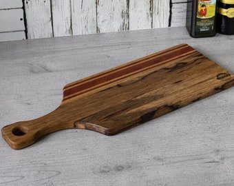 Charcuterie board | Servierbrett | Handgefertig | Black Limba | Kuche |  Bubinga