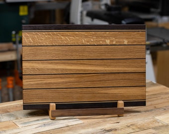 Wooden cutting board | Handmade | Long wooden cutting board for kitchen | Oak | Wenge | Solid wood