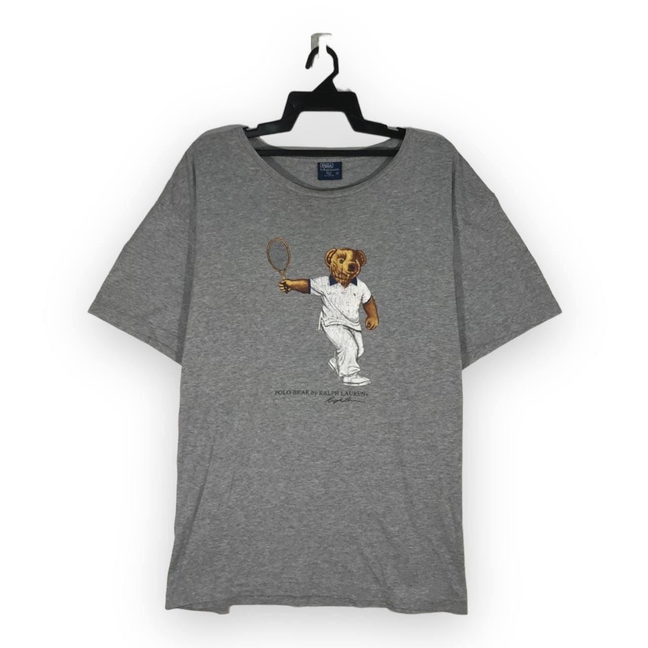 Tシャツ・カットソー Polo Ralph Lauren Tennis Club Bear T-Shirt Polo Bear Ralph Lauren Mens Graphic T Shirt Tennis US Open