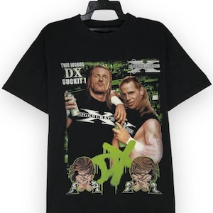 vintage D Generation x DX truple h shawn michaels chyna wwf wrestling tshirt tee t-shirt roundneck crewneck tees size L