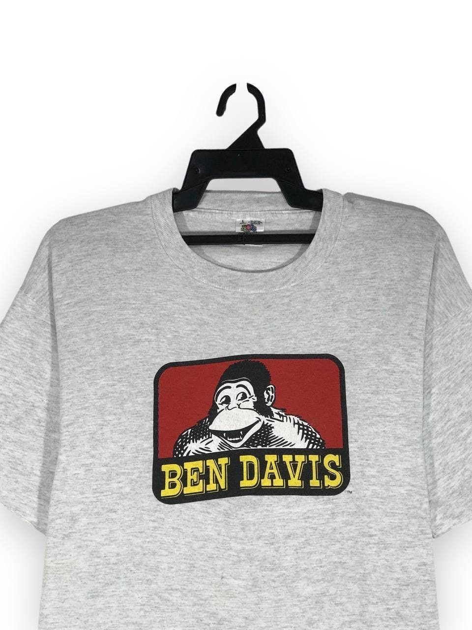 80s ONEITA 初期銀タグ BEN DAVIS スウェット 両面プリント メンズ