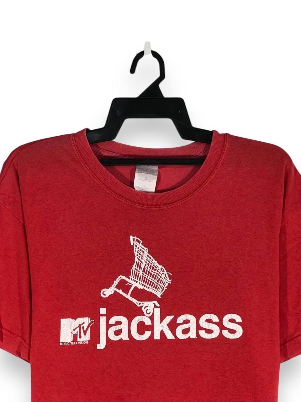 MTV jackass Tシャツ ヴィンテージ VINTAGE 90's JACKASS MTV SPELL OUT PROMO MOVIE T SHIRT XL