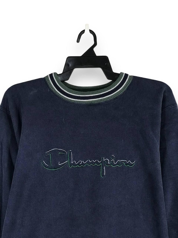 Vintage 90s Champion Reverse Weave Big Logo Embroidered Sweatshirt