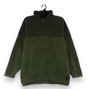 vintage 90s Columbia green fleece sherpa size L