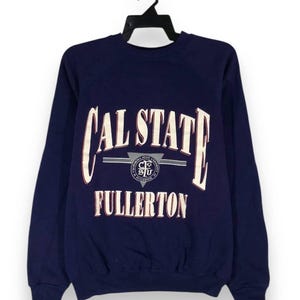 vintage 90s Cal State Fullerton  california state university sweatshirt pullover crewneck size M