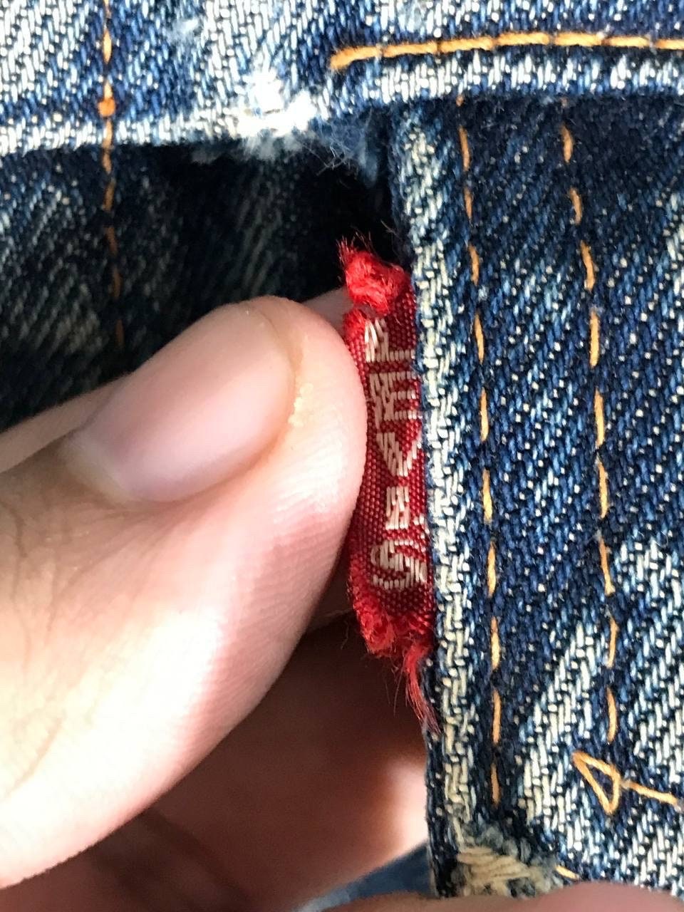 Vintage 70s Levis Big E Type 3 Denim Jacket Lot 70505 Button