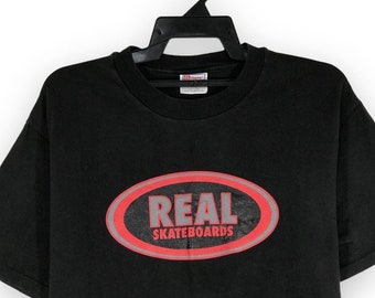 size XL！当時物90’s REAL SKATEBOARDS Tシャツ f3e52403bb17f3fd67da7a790d9b58