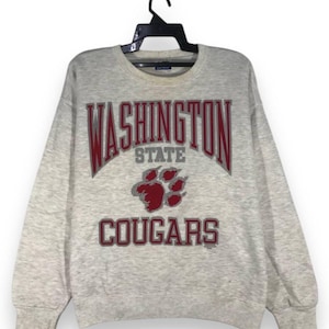 vintage 90s 1990 Washington State Cougars football sweatshirt pullover crewneck size L