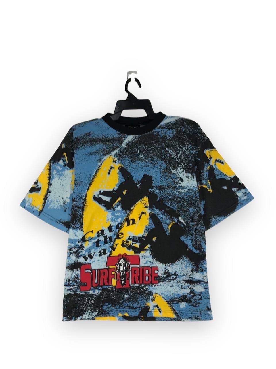 Vintage 90s Surf Tribe Surfing Tshirt Shirt Tees Roundneck