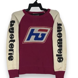 vintage 90s Hysteric Glamour japanese brand logo HG sweatshirt pullover size M
