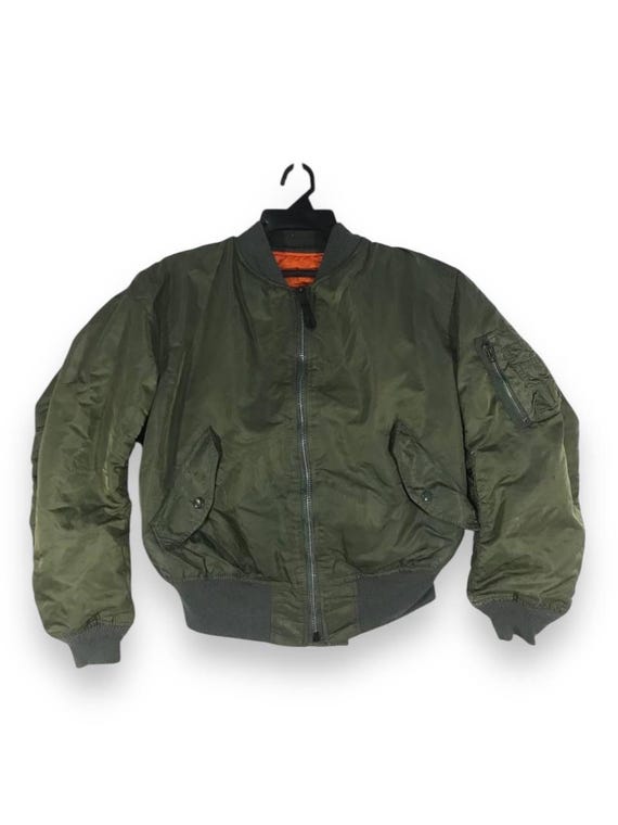 ジャケット・アウター 90s A-2 military flight bomber jacket G-1 Force Aviator Flight A-2 Jacket - WWII Genuine Bomber