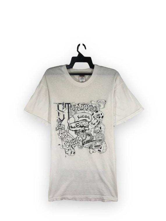 トップス 90s Suicidal Tendencies Vintage T-shirt Vintage 90s Suicidal Tendencies Punk Rock Band Tshirt Tee T