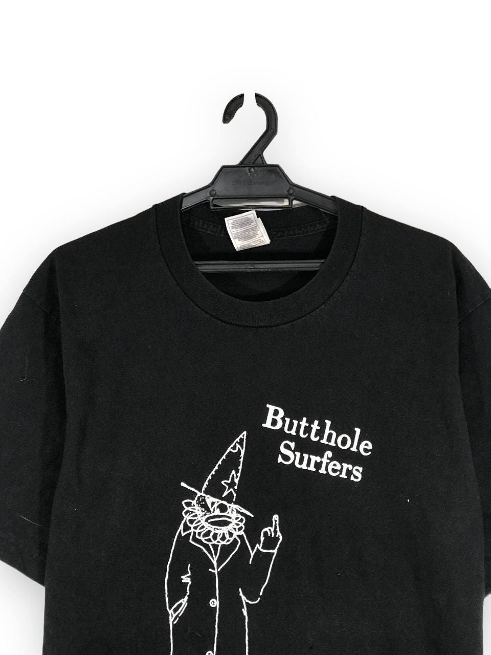 BUTTHOLE SURFERS Tシャツ　Black rubberwear Vintage 1993 Butthole Surfers Independent Worm Saloon Black