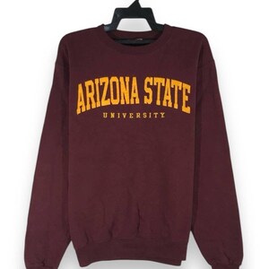 vintage Champion Arizona State University moletom com capuz gola redonda tamanho M