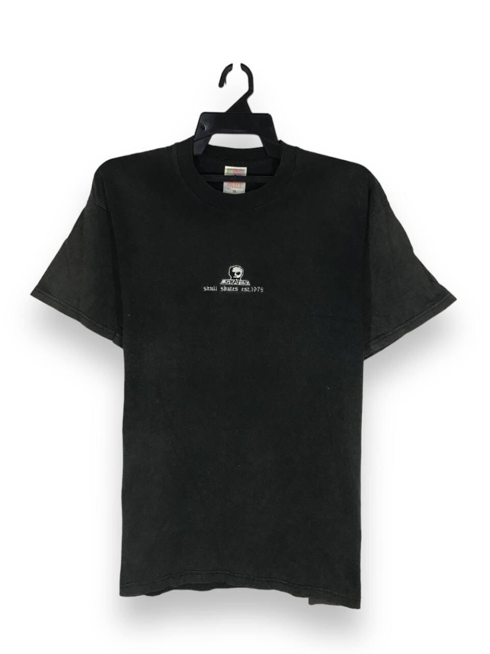 Vintage 90's Skull Skates Tee/ Street Wear / Modern Fashion