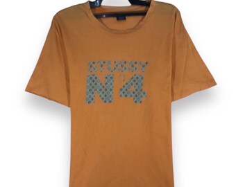 Vintage 90s Stussy Monogram Skateboard Distressed T-shirt - Etsy