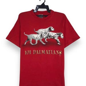vintage 90s 101 Dalmatians movie cartoon dogs tshirt tees crewneck size L