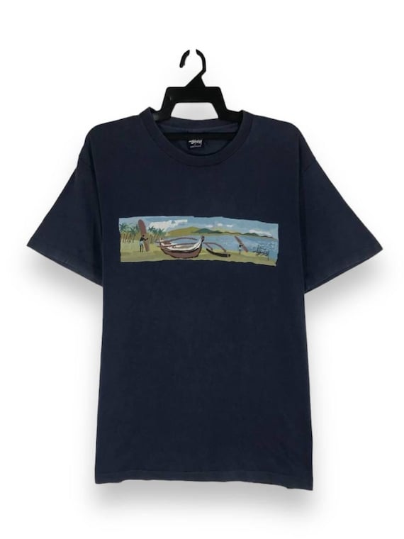 スケートボード Stussy tee OLD 90s STUSSY SK8 スケートボード TEE 紺タグ USA製 - メルカリ