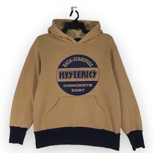 vintage 90s Hysteric glamour backstage pass concert east japanese brand hoodie pullover size M