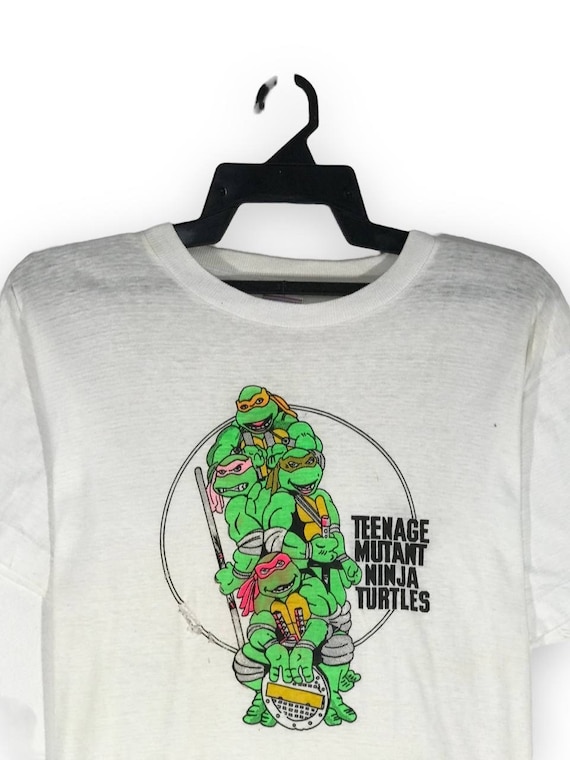トップス 90s TURTLES vintage tee Vintage 90s 1990 Teenage Mutant Ninja Turtles Youth Large