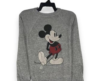 vintage 80s Mickey Mouse disney sweatshirt pullover crewneck size M