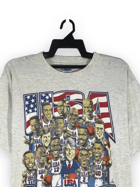 ☆ KITH USA Basketball Dream Team Vintage Tee ☆ Buy Kith For USA Basketball Dream Team Vintage Tee 'Black