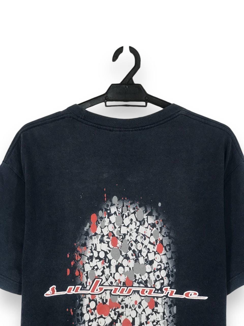 トップス SUBWARE FL for SUBWARE Tee Vintage Subware Graffiti Tshirt Shirt Roundneck Tee T-shirt