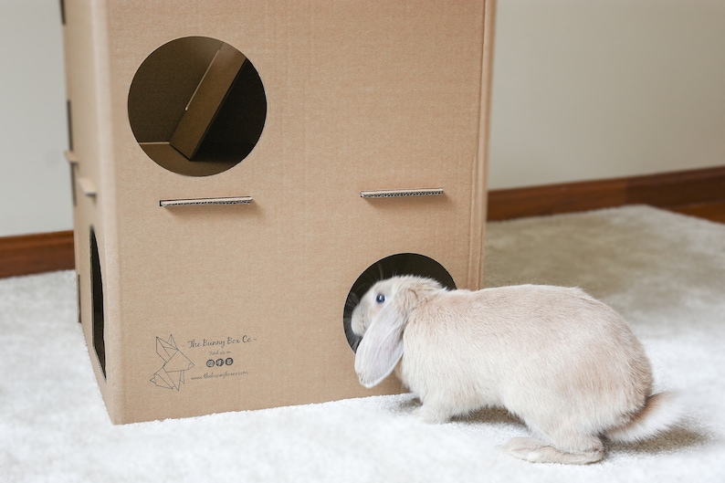 The Castle Corrugated Cardboard Castle for Bunny Rabbits & Etsy
