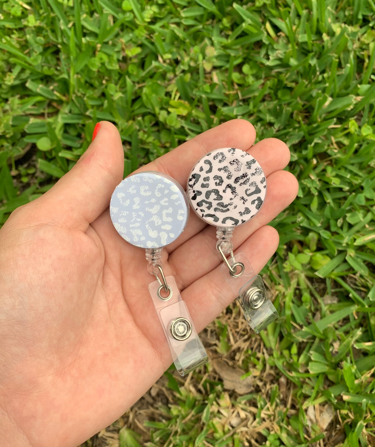 Polymer clay badge reel custom badge reel healthcare Etsy