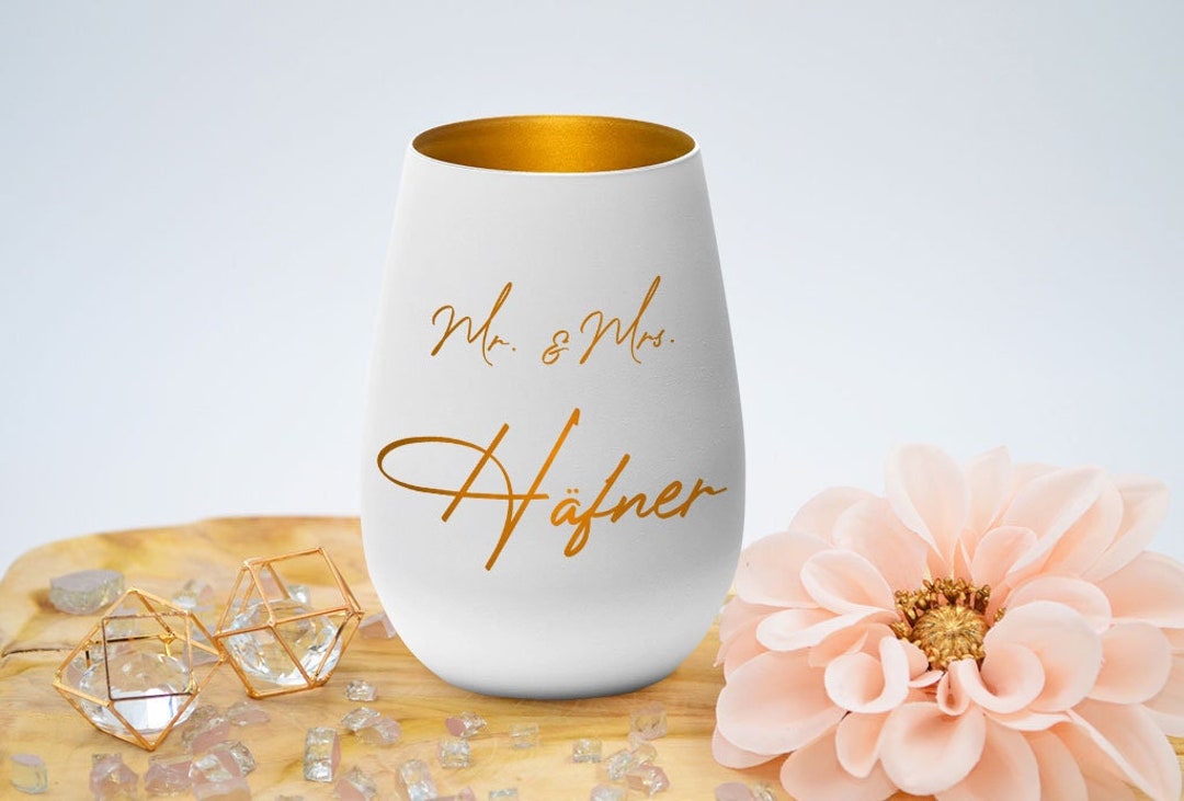 Lantern Mr & Mrs Cursive Handwriting Customizable White Black Gift - Etsy