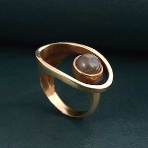 Natural Labradorite ring, Dainty Ring, Women Ring, grey stone ring, Labradorite Ring, Statement Ring, anniversary gift, Labradorite Jewelry