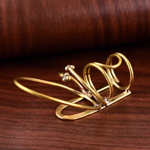 Handgjord mässingsfingerskena: Artrit, avtryckarfinger, EDS