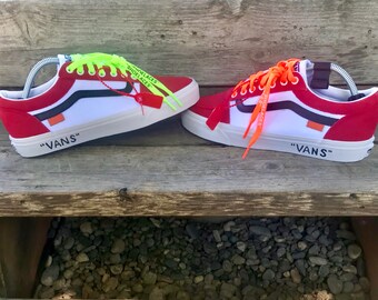 custom all white vans