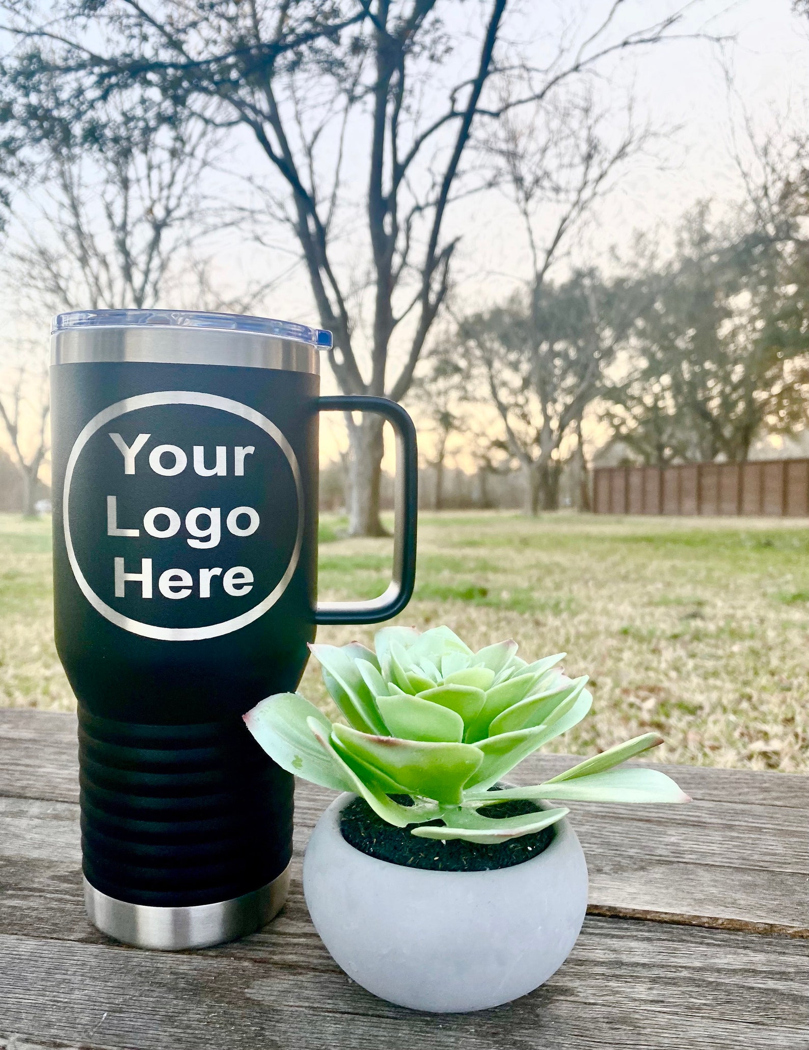 same day custom travel mug