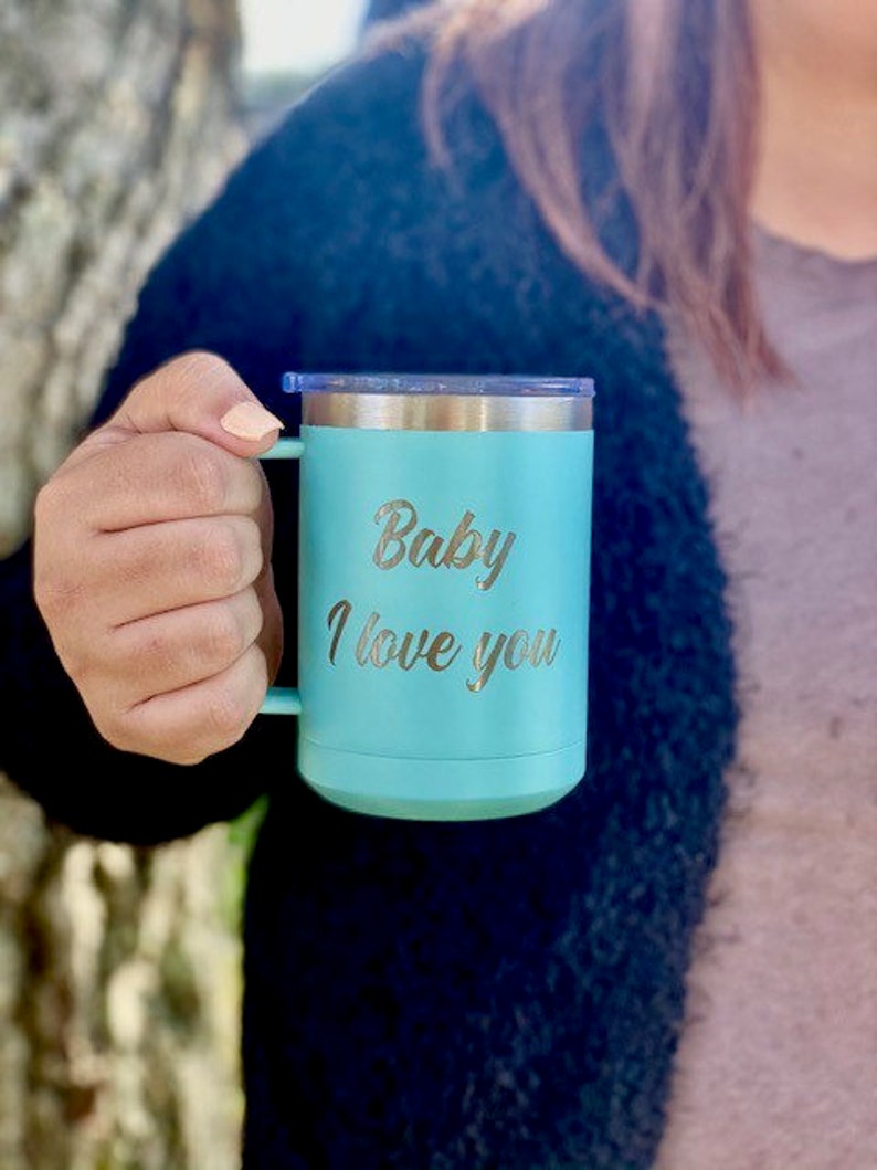 Custom 15oz Mugs Insulated Mug Personalized Stainles Steel Mug Etsy